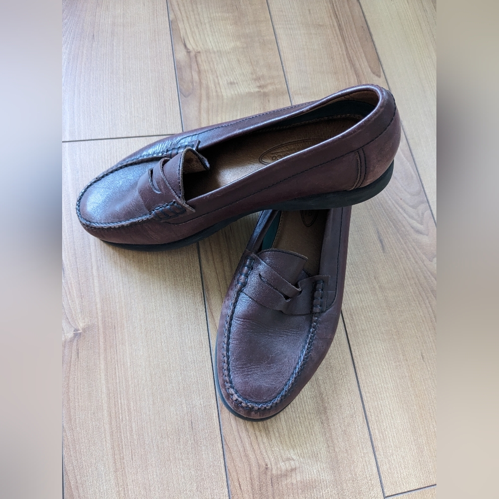 G.H. Bass & Co. Brown Leather Penny Loafers